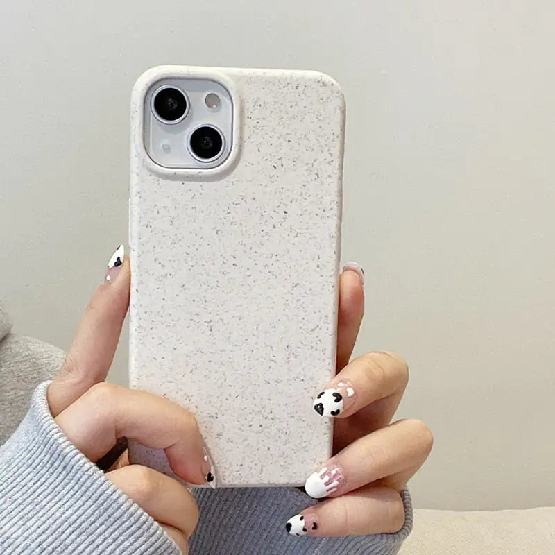 White Compostable IPhone Case (with strap)