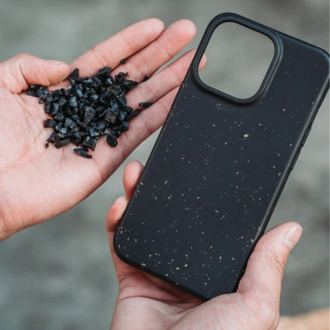 Black Compostable IPhone Case (with strap)