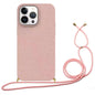 Pink Compostable IPhone Case (with strap)