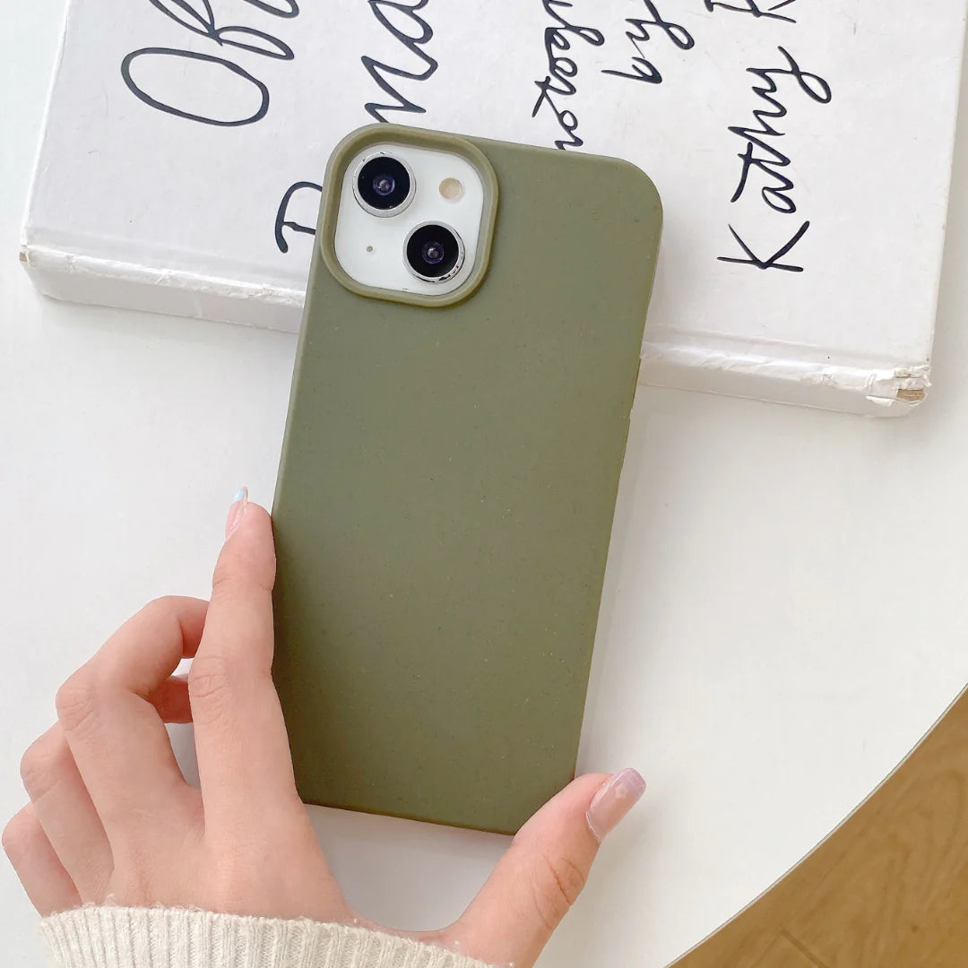 Green Compostable IPhone Case (with strap)