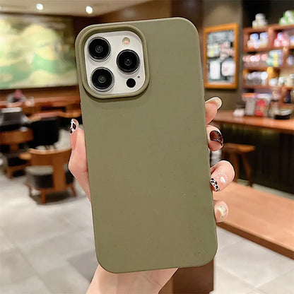 Green Compostable IPhone Case (with strap)