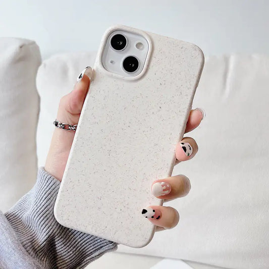 White Compostable IPhone Case (with strap)