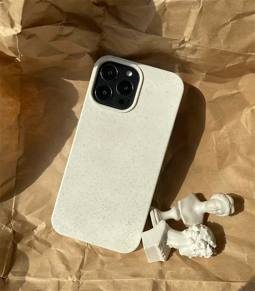 Beige Compostable IPhone Case (with strap)