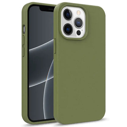 Green Compostable IPhone Case (with strap)
